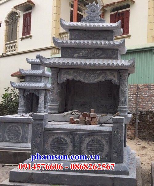 62 Mẫu mộ mồ mả đá thanh hóa đôi hai ba ngôi liền nhau cất giữ để đựng hũ tro hài cốt gia đình dòng họ ông bà bố mẹ ba má đẹp bán tại Tiền Giang