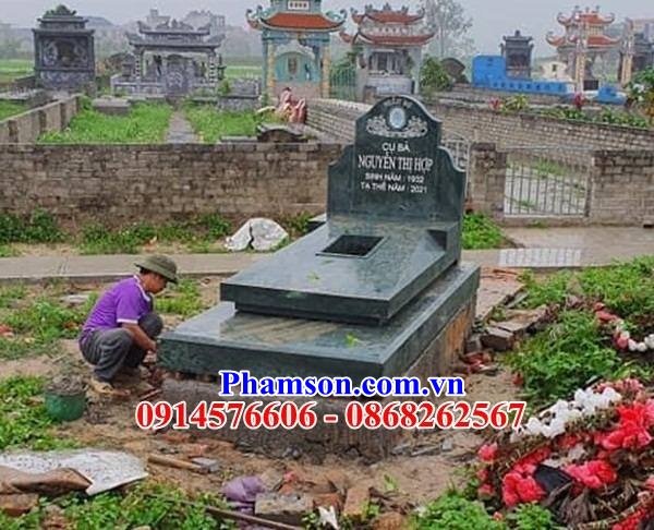 93 Kích thước mộ bằng đá xanh rêu theo phong thủy cất để tro hài cốt hỏa táng tại Bình Phước