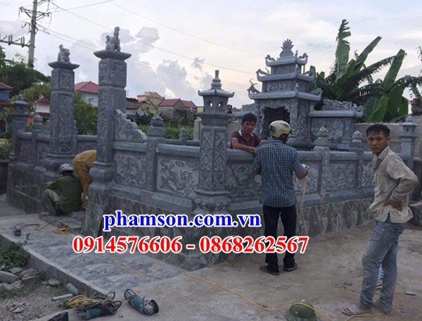 Bán 33 lăng mộ đá gia đình dòng họ ông bà bố mẹ ba má đẹp tại Tuyên Quang