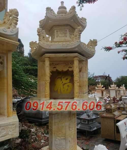 Ban bàn thờ sơn thần đá khối đẹp bán Phú Thọ