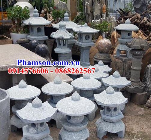 Đèn sân vườn biệt thư non bộ bằng đá nguyên khối đẹp bán tại Nam Định