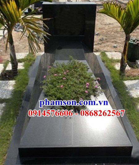 Khu lăng mộ nghĩa trang gia đình bằng đá granite thiết kế hiện đại đẹp
