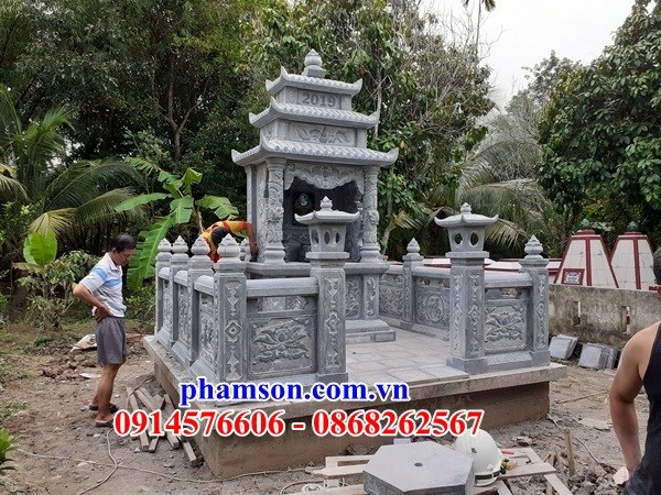 Làm 26 nghĩa trang bằng đá xanh thanh hóa cao cấp đẹp gia đình dòng họ ông bà bố mẹ bán Nghệ An