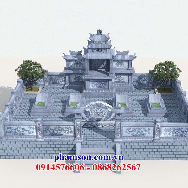 Thiết kế 32 lăng mộ gia đình bằng đá Lào cai
