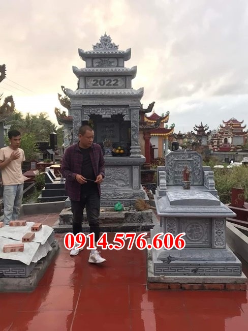 mẫu 01+ mộ ba mái bằng đá đẹp bán tại Nam Định