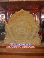 101 bức bình phong cuốn thư nhà thờ tổ bằng đá vàng nguyên khối