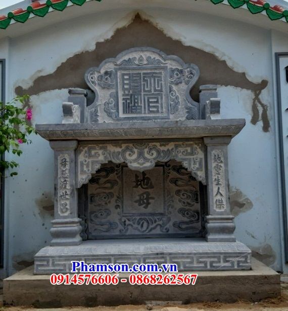 106 Mẫu bộ bàn lễ đặt tại đình đền chùa bằng đá giá rẻ thiết kế đẹp