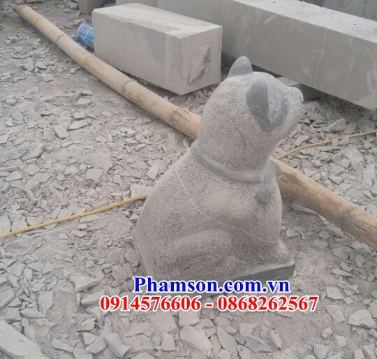 106 Ý nghĩa chó canh cổng phong thủy trấn yểm bằng đá mỹ nghệ Ninh Bình
