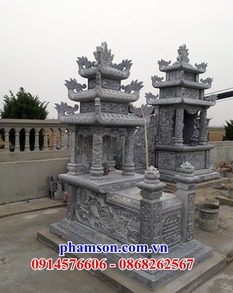 17 Mộ mồ mả ba mái bằng đá thanh hóa cao cấp đẹp bán tại Tây Ninh