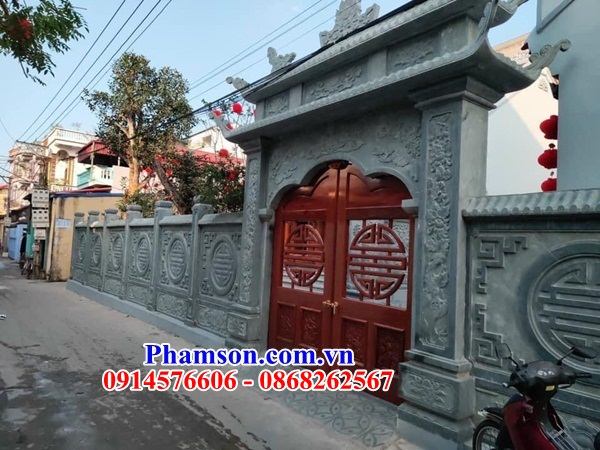 20 Thiết kế tường hàng rào đá đẹp Lâm Đồng