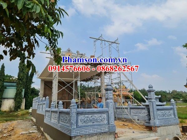 20 Thiết kế tường hàng rào lan can đá xanh tự nhiên đẹp bán tại Lâm Đồng
