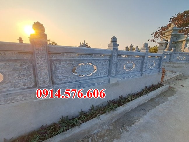 21 Mẫu hàng tường rào lan can mộ đá nguyên khối đẹp tại Quảng Trị
