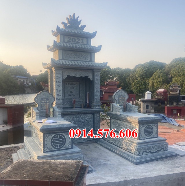 21 Mẫu miếu am củng kỳ đài cây hương thờ mộ đá nguyên khối đẹp tại Quảng Trị
