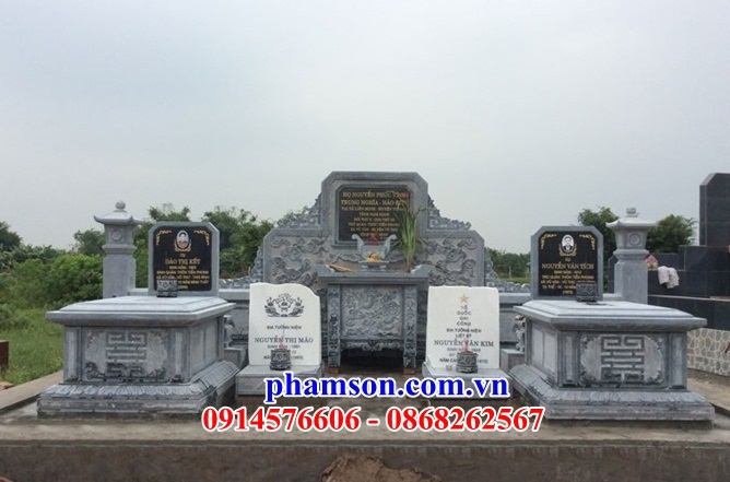 22 Mộ đá xanh thanh hóa nguyên khối hiện đại đẹp bán tại Thừa Thiên Huế