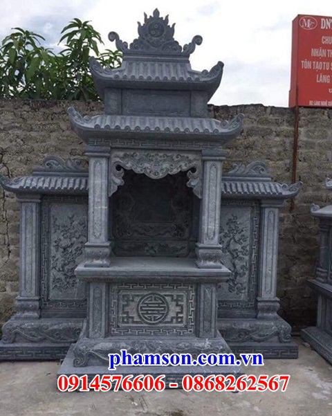 23 Lăng thờ đá xanh nguyên khối khu mồ mộ mả đẹp Bình Định