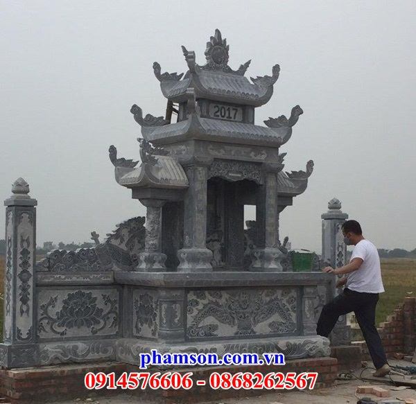 24 Lăng thờ đá ninh bình cao cấp khu mộ gia đình đẹp bán tại Phú Yên