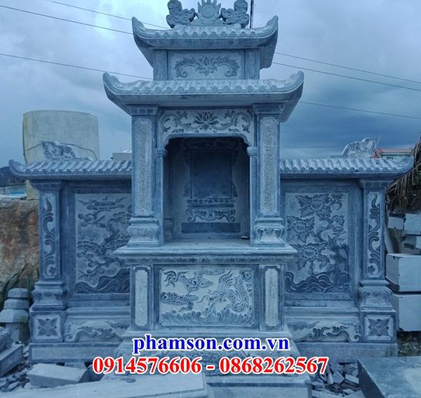 27 Lăng thờ đá nguyên khối khu mả mộ mồ bố mẹ đẹp bán Bình Thuận