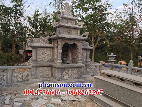 27 Lăng thờ đá xanh ninh bình khu mả mộ mồ bố mẹ đẹp bán Bình Thuận