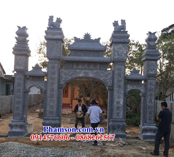 31 cổng nhà thờ xây bằng đá đẹp Quảng Bình