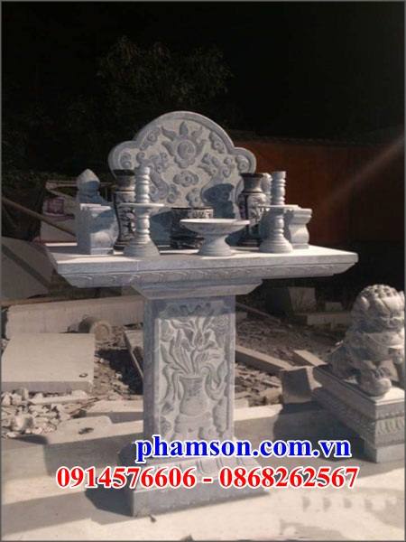 33 kích thước bàn đá ninh bình nguyên khối thờ ông thiên sơn thần thổ địa đẹp bán Kon Tum