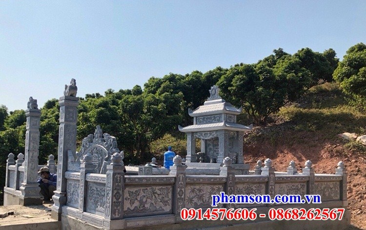 33 lan can mồ mả đá đẹp nhất bán Kiên Giang