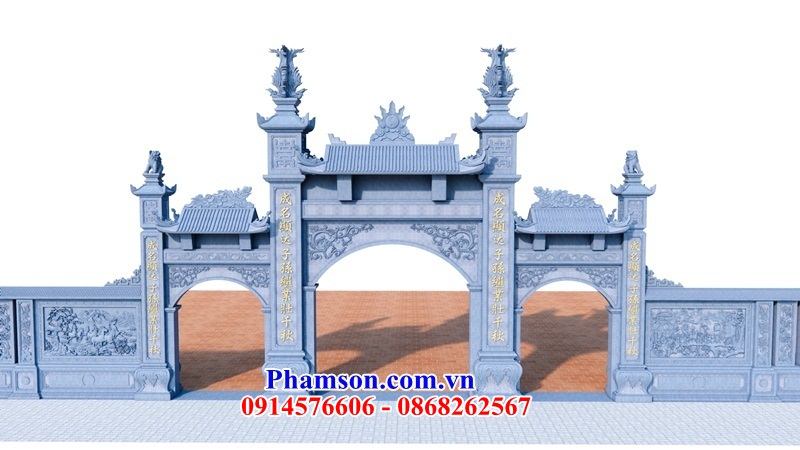 34 Kích thước cổng đá nhà thờ họ đẹp Đà Nẵng