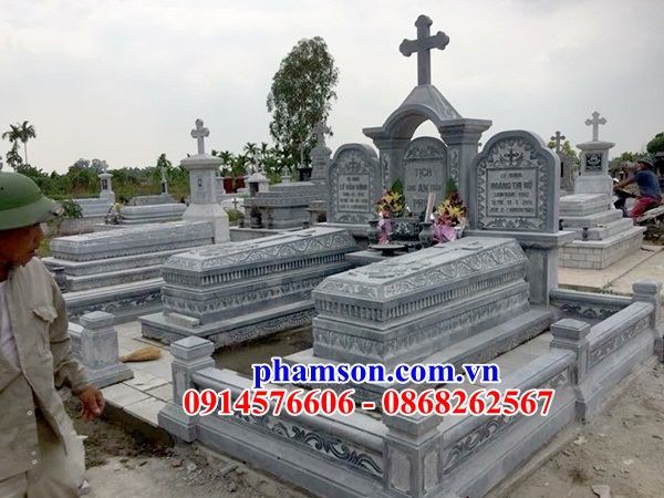 40 Mẫu nghĩa trang mộ đá cao cấp đơn giản đạo thiên chúa công giáo đẹp nhất đồng nai