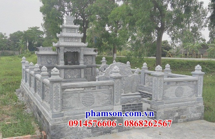 45 Nghĩa trang đá xanh tự nhiên bố mẹ ông bà đẹp bán Hưng Yên