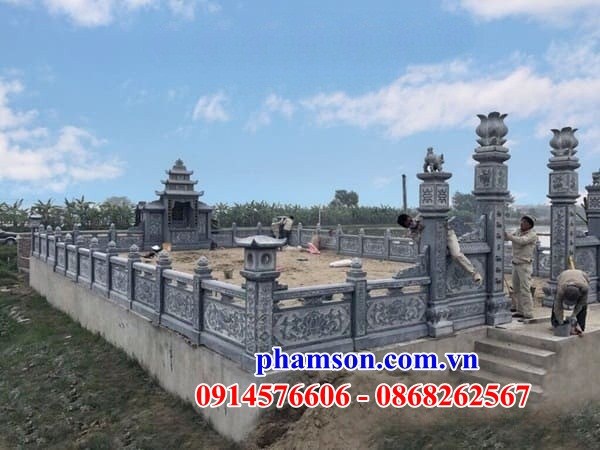 50 Nghĩa trang bố mẹ đá nguyên khối hiện đại đẹp Ninh Bình