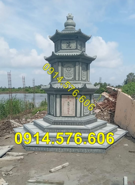 Tháp Để Tro Cốt , Tháp Đựng Tro Cốt, Tháp Để Tro Cốt Nhỏ , Tháp Phật Giáo, Bảo Tháp Phật Giáo ,Tháp Lục Giác , Tháp Bát Giác, Tháp Lưu Giữ Tro Cốt, Tháp Đá Trắng Vàng Xanh