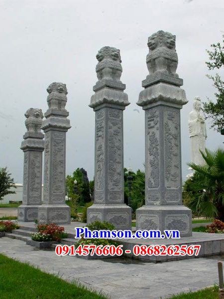 98 Cổng tượng đài liệt sỹ khu tưởng niệm bằng đá nguyên khối đẹp