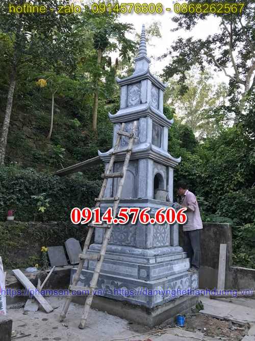 Giá bán 42 mẫu mộ tháp đá đẹp Điện Biên giá địa chỉ bán 2024