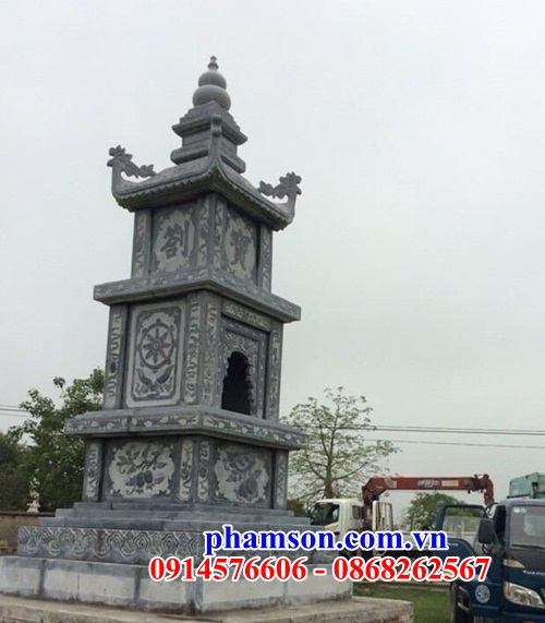 Giá bán 42 mẫu mộ tháp phật giáo sư trụ trì đá cao cấp hiện đại đẹp Điện Biên