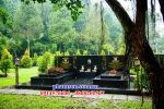 Khu lăng mộ nghĩa trang gia đình bằng đá kim sa Ấn Độ nhập khẩu nguyên khối đẹp