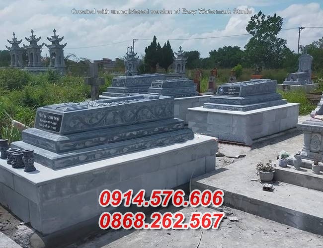Kích thước 04 mộ đá công giáo đẹp Hòa Bình - giá bán 24.05.2024