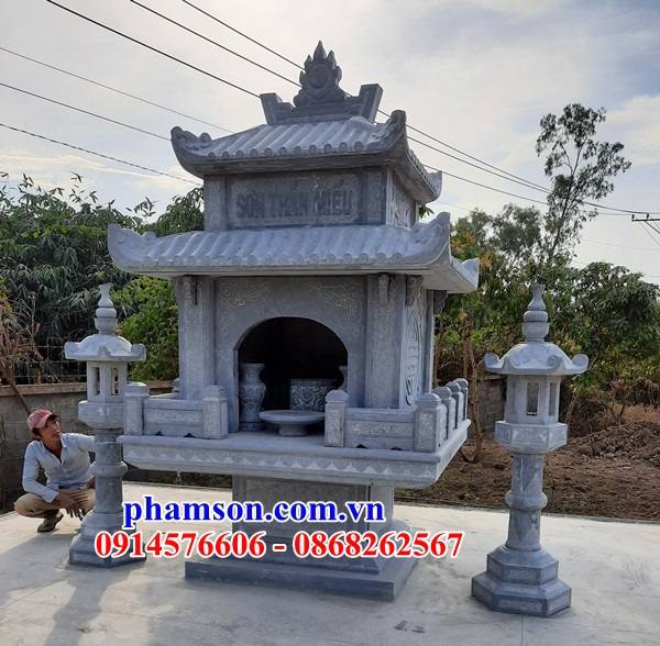 Kích thước 29 miếu thờ đá đẹp tại Bình Định