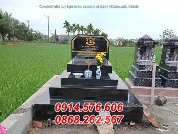 Làm 02 mộ công giáo bằng đá đẹp Nam Định - giá bán 24.05.2024