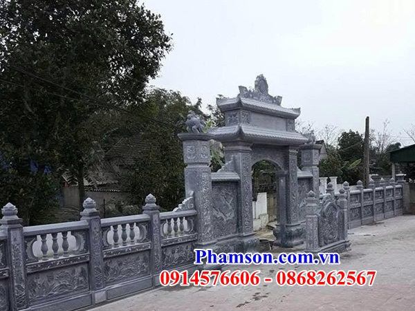 Làm 32 cổng đá ninh bình tự nhiên nhà thờ họ từ đường đẹp bán tại Quảng Trị