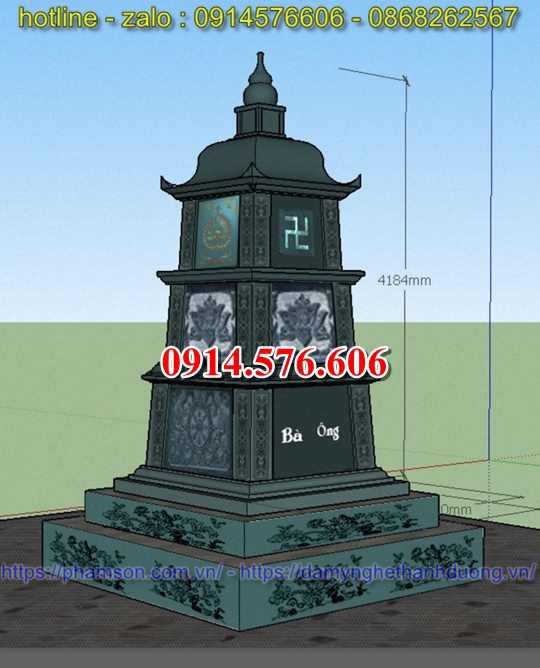 Làm 40 mộ tháp bằng đá đẹp nhất Nghệ An giá địa chỉ bán 2024