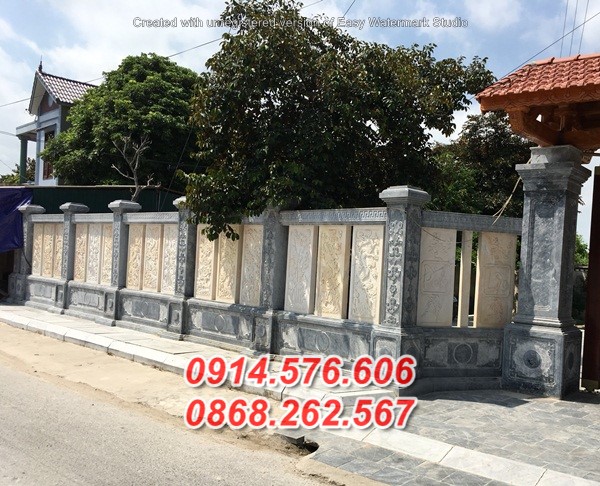 Lâm Đồng+ 20 lan can tường hàng rào đá đẹp