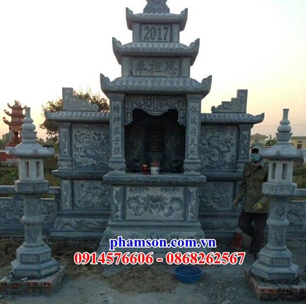 Lăng thờ đá nghĩa trang ba má Thừa Thiên Huế