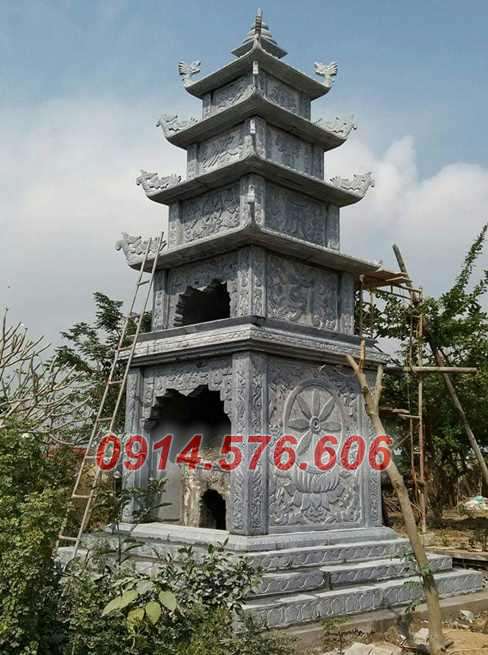 Mẫu mộ tháp bằng đá đẹp bán tại Quảng Ninh