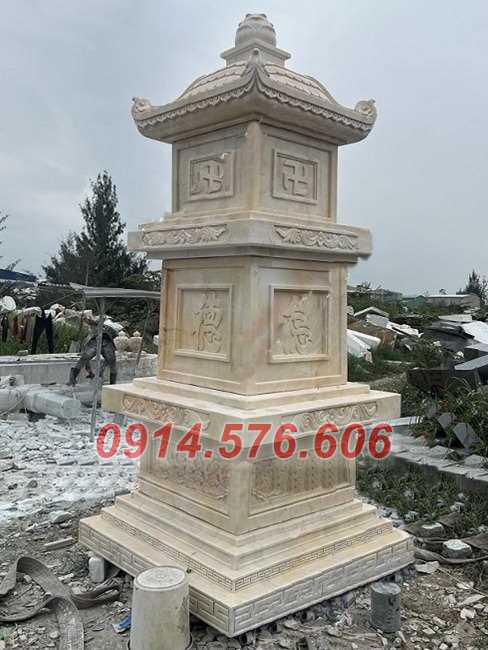 Mẫu mộ tháp đá tự nhiên đẹp bán tại Nghệ an