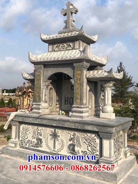 Thiết kế 08 mộ lăng củng kỳ đài thờ chung đá đạo thiên chúa Tuyên Quang