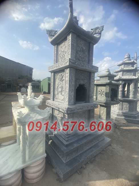 Thiết kế tháp mộ sư đẹp nhất đá xanh tại Hà Nội