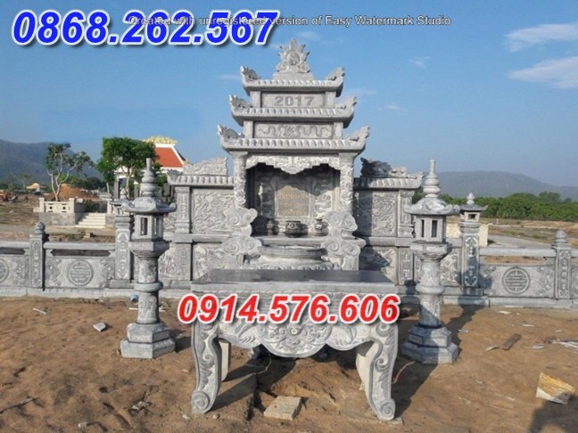 Xây 11 bàn thờ đá đẹp nhất Ninh Bình năm 2025