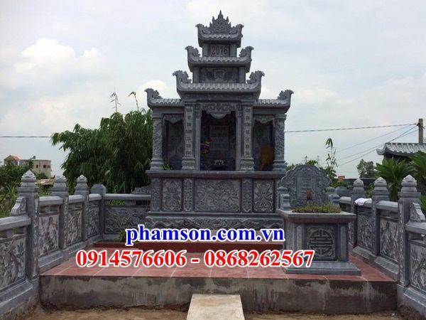 Xây 16 lăng thờ bằng đá nguyên khối nghĩa trang khu lăng mộ đẹp nhất bán Lai Châu