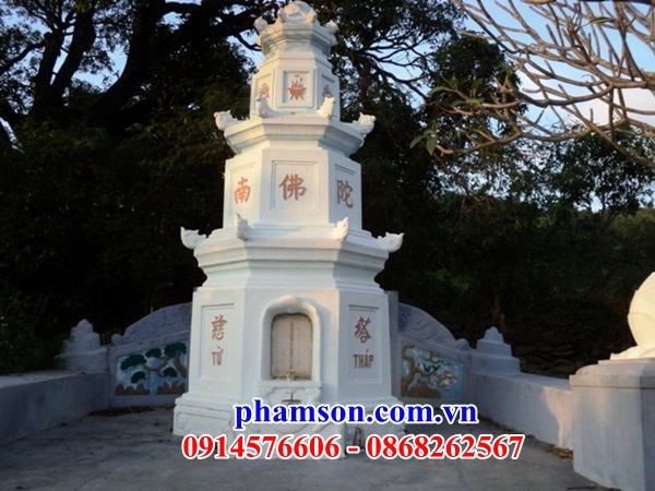Mẫu bảo tháp sư bằng đá đẹp bán tại Nam Định - 8