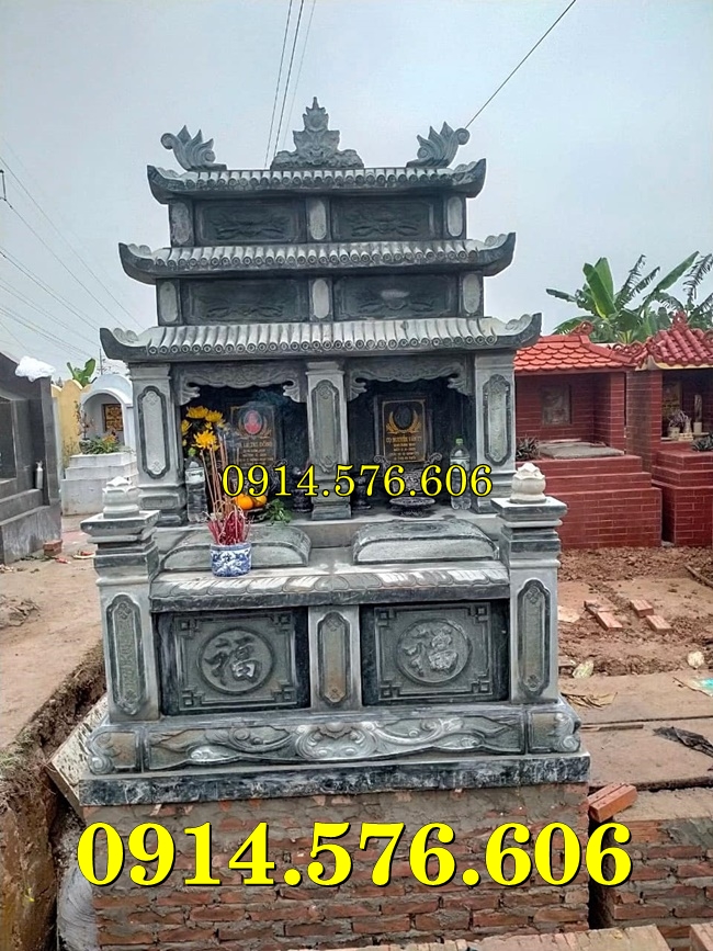 Mộ Đôi Bằng Đá Đẹp Hoa Cương Bán Phú Thọ