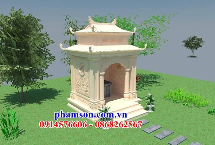 06 Phối cảnh 3D cây hương ngoài trời bằng đá tự nhiên nguyên khối thiết kế phong thủy